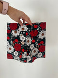 Noel Christmas Floral Bike Shorts