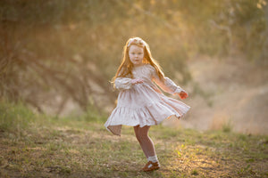 Champagne Pink Linen Dress