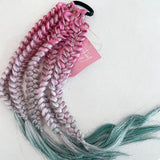 Shimmery Boho Tie in Ponytail Extension