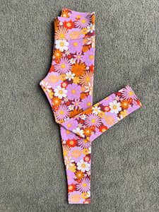 Boho Floral Leggings