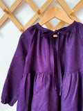 Plum Linen Dress