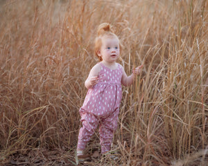 Pink Knit Romper